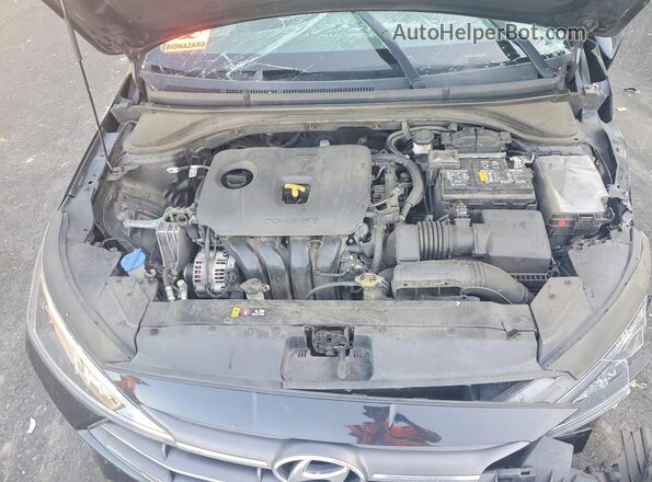5NPD84LF7LH629182 2020 HYUNDAI ELANTRA Черный Вид задней части салона