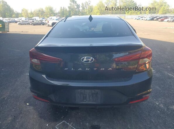 5NPD84LF7LH629182 2020 HYUNDAI ELANTRA Черный Вид сзади