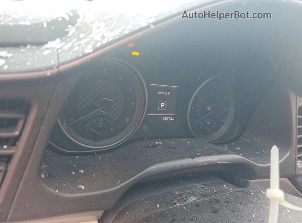 5NPD84LF7LH629182 2020 HYUNDAI ELANTRA Черный Вид щитка приборов