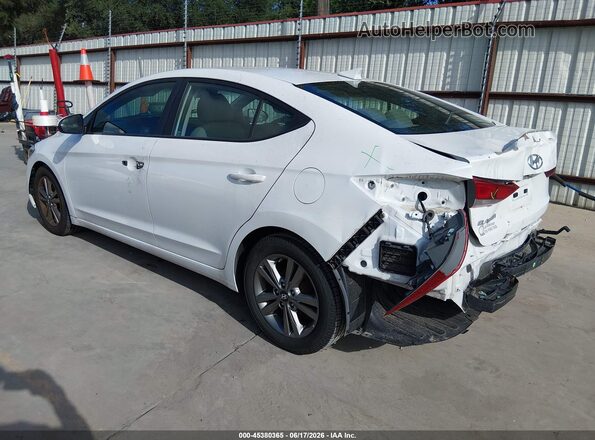 5NPD84LF8HH006788 2017 HYUNDAI ELANTRA White Rear left