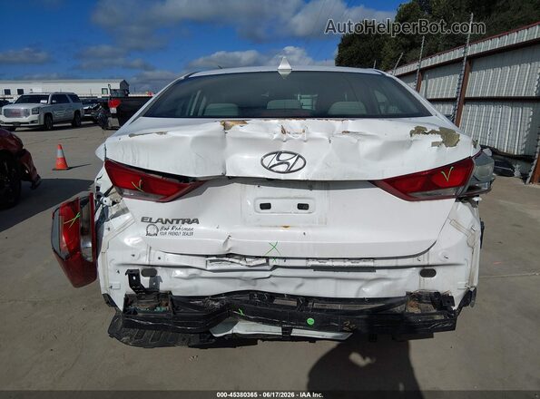 5NPD84LF8HH006788 2017 HYUNDAI ELANTRA White Front view