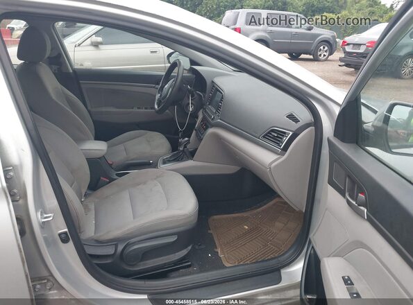 5NPD84LF8HH026197 2017 HYUNDAI ELANTRA Silver Вид салону спереду