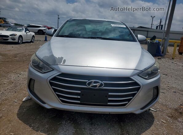 5NPD84LF8HH027379 2017 HYUNDAI ELANTRA Silver Front view