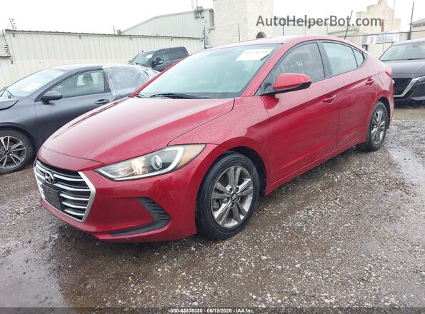 5NPD84LF8HH039113 2017 HYUNDAI ELANTRA Красный 