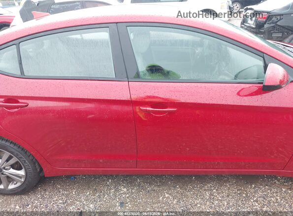 5NPD84LF8HH039113 2017 HYUNDAI ELANTRA Красный 