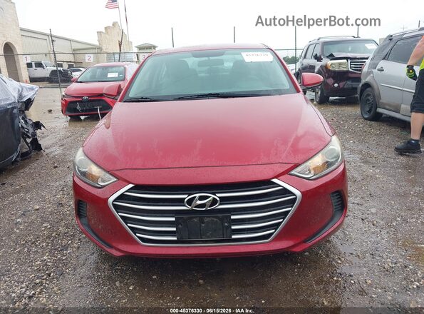 5NPD84LF8HH039113 2017 HYUNDAI ELANTRA Красный 