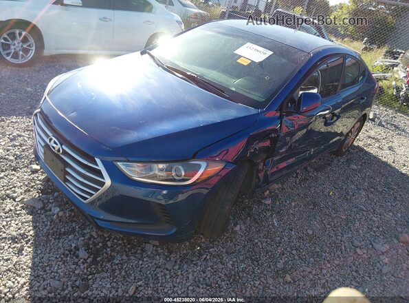 5NPD84LF8HH092295 2017 HYUNDAI ELANTRA Blue Vista tres cuartos delantera izquierda