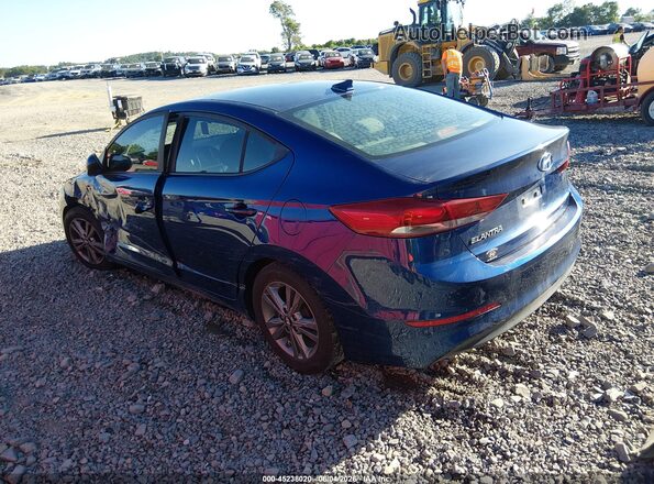 5NPD84LF8HH092295 2017 HYUNDAI ELANTRA Blue Trasero izquierdo