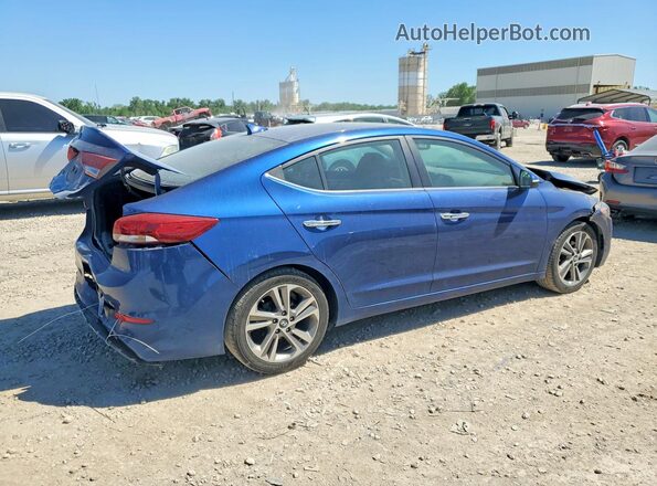 5NPD84LF8HH092622 2017 HYUNDAI ELANTRA Blue Հետևի աջ