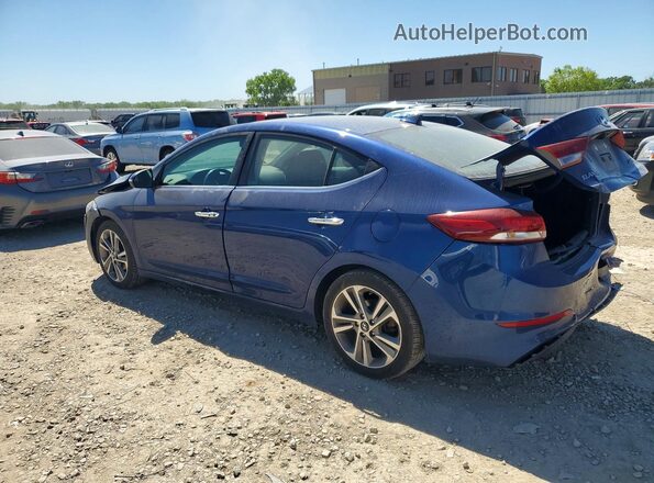 5NPD84LF8HH092622 2017 HYUNDAI ELANTRA Blue Հետևի ձախ