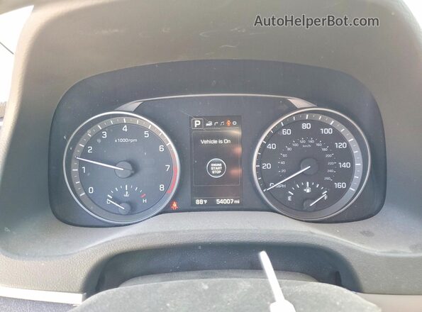 5NPD84LF8HH092622 2017 HYUNDAI ELANTRA Blue Սարքավորումների վահանակի տեսք