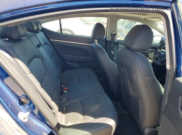 5NPD84LF8HH092622 2017 HYUNDAI ELANTRA Blue Հետևի նստատեղերի տեսք