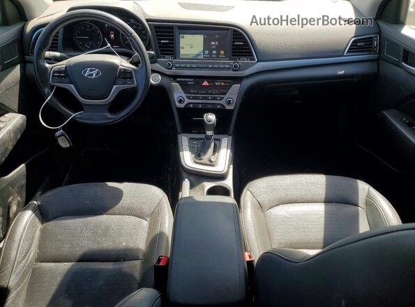 5NPD84LF8HH092622 2017 HYUNDAI ELANTRA Blue Առջևի վահանակի տեսք
