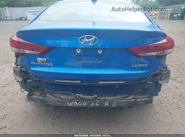 5NPD84LF8HH120287 2017 HYUNDAI ELANTRA Blue Вид спереду