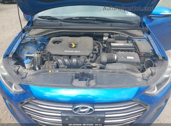 5NPD84LF8HH120287 2017 HYUNDAI ELANTRA Blue Вид ззаду
