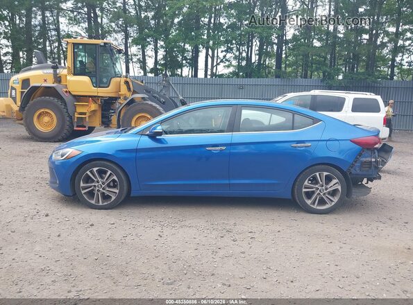 5NPD84LF8HH120287 2017 HYUNDAI ELANTRA Blue Панорамний вид салону 360°