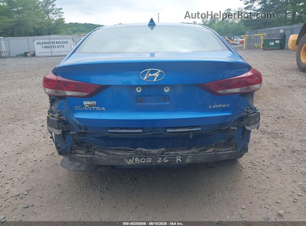 5NPD84LF8HH120287 2017 HYUNDAI ELANTRA Blue 