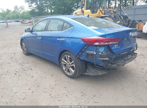 5NPD84LF8HH120287 2017 HYUNDAI ELANTRA Blue Задня ліва чверть