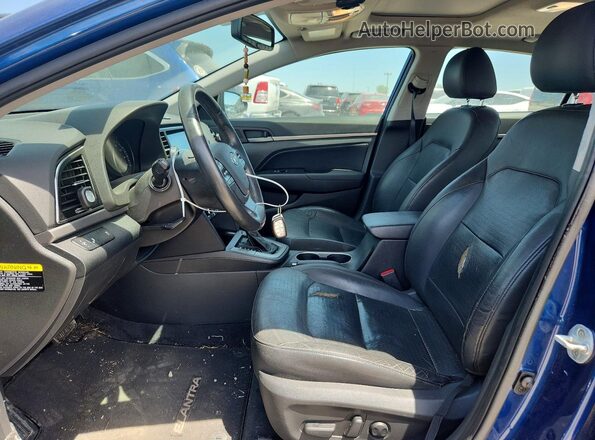 5NPD84LF8HH130205 2017 HYUNDAI ELANTRA Blue Vista interior delantera