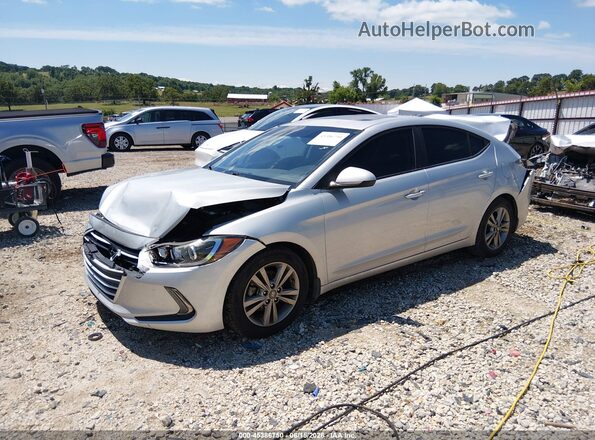 5NPD84LF8HH155251 2017 HYUNDAI ELANTRA Серебряный Передняя левая четверть