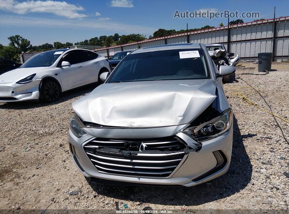 5NPD84LF8HH155251 2017 HYUNDAI ELANTRA Серебряный Вид щитка приборов