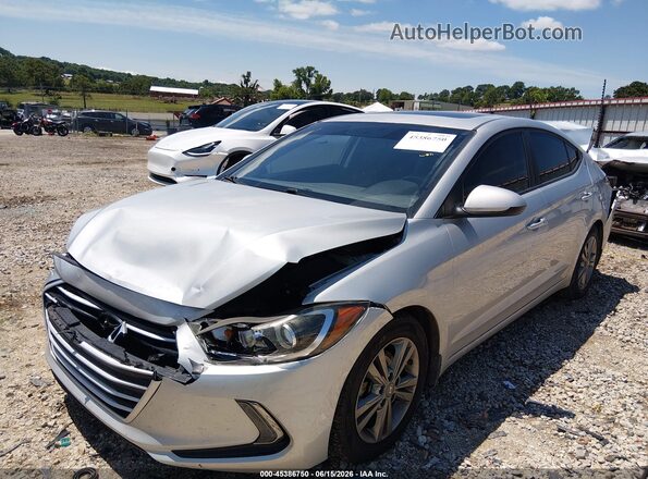5NPD84LF8HH155251 2017 HYUNDAI ELANTRA Серебряный Вид спереди