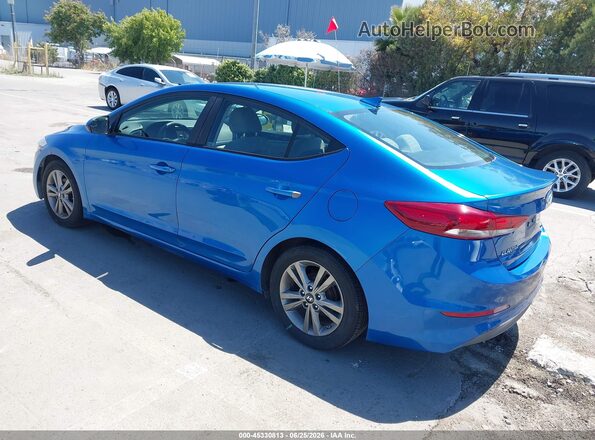 5NPD84LF8HH172437 2017 HYUNDAI ELANTRA Blue Հետևի ձախ