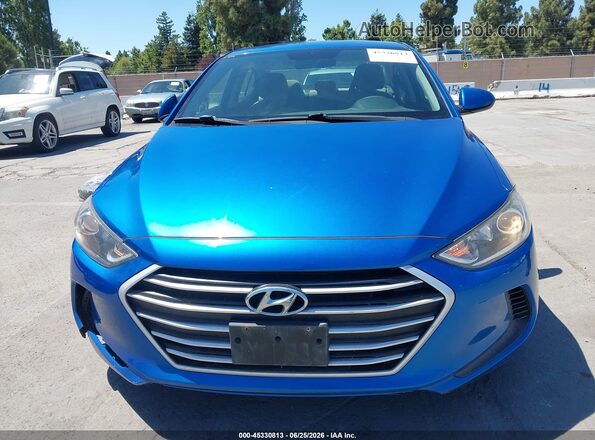 5NPD84LF8HH172437 2017 HYUNDAI ELANTRA Blue Սարքավորումների վահանակի տեսք