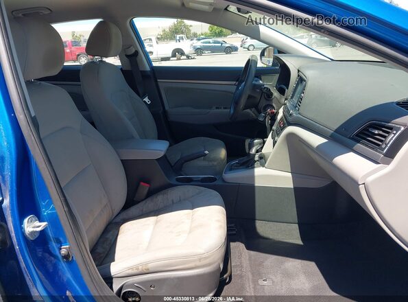5NPD84LF8HH172437 2017 HYUNDAI ELANTRA Blue Սալոնի դիմացի տեսք