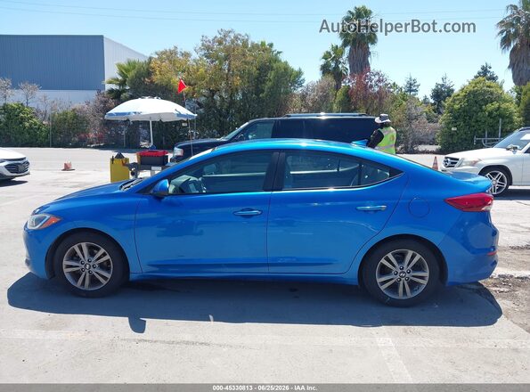 5NPD84LF8HH172437 2017 HYUNDAI ELANTRA Blue Սալոնի 360 աստիճան տեսք