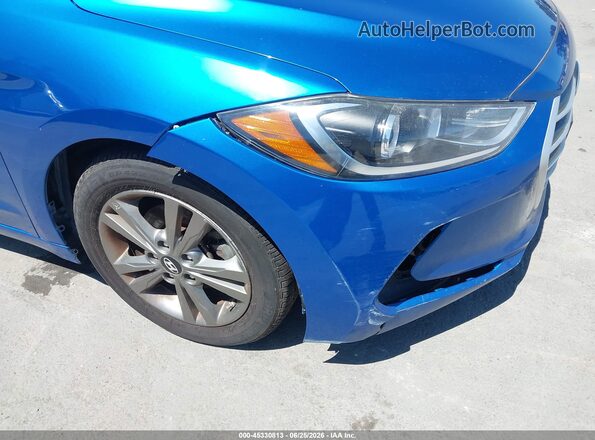 5NPD84LF8HH172437 2017 HYUNDAI ELANTRA Blue Դիմացի տեսք