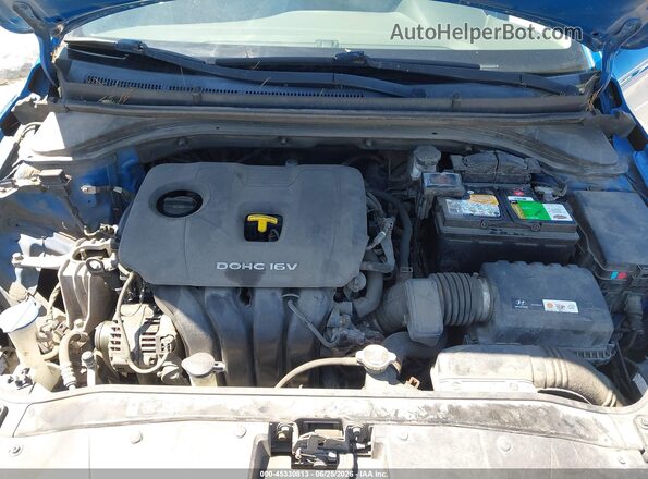 5NPD84LF8HH172437 2017 HYUNDAI ELANTRA Blue Հետևի տեսք
