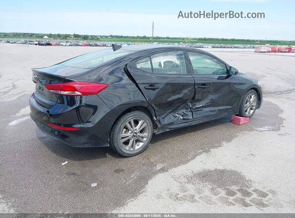 5NPD84LF8JH223649 2018 HYUNDAI ELANTRA Black უკანა მარჯვენა