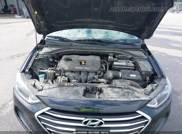 5NPD84LF8JH223649 2018 HYUNDAI ELANTRA Black უკანა ხედი