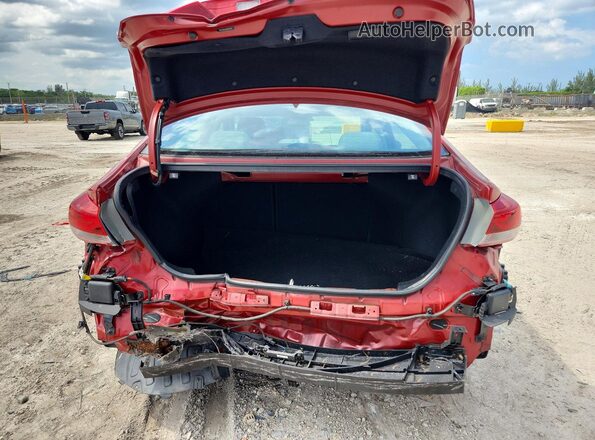 5NPD84LF8JH223747 2018 HYUNDAI ELANTRA Red Vista trasera