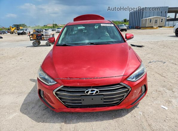 5NPD84LF8JH223747 2018 HYUNDAI ELANTRA Red Vista frontal