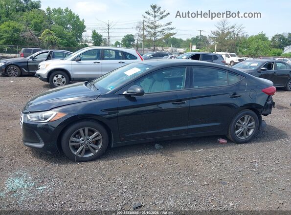5NPD84LF8JH226566 2018 HYUNDAI ELANTRA Black Widok wnętrza z tyłu