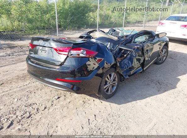 5NPD84LF8JH234456 2018 HYUNDAI ELANTRA Черный Задняя правая четверть