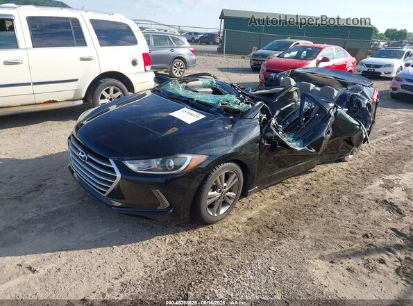 5NPD84LF8JH234456 2018 HYUNDAI ELANTRA Черный Передняя левая четверть