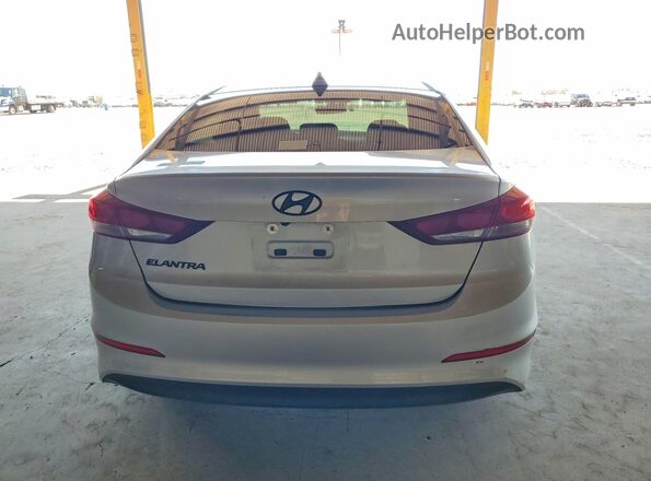 5NPD84LF8JH262208 2018 HYUNDAI ELANTRA Серебряный Вид сзади