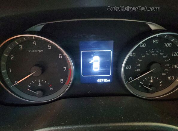 5NPD84LF8JH262208 2018 HYUNDAI ELANTRA Серебряный Вид щитка приборов