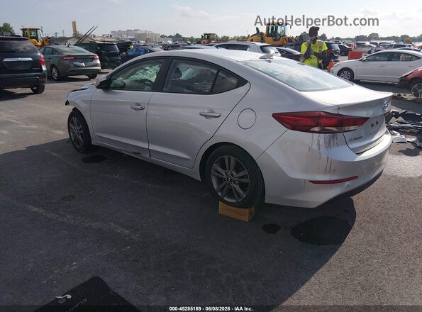 5NPD84LF8JH273662 2018 HYUNDAI ELANTRA Silver Հետևի ձախ