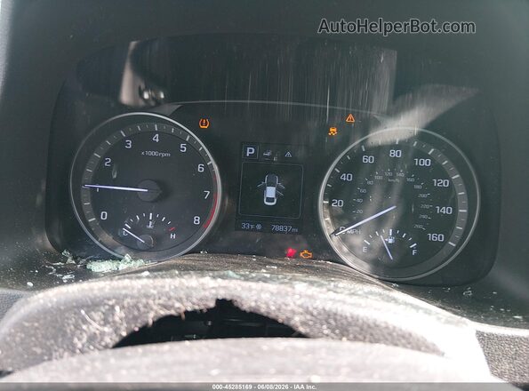 5NPD84LF8JH273662 2018 HYUNDAI ELANTRA Silver Հետևի նստատեղերի տեսք