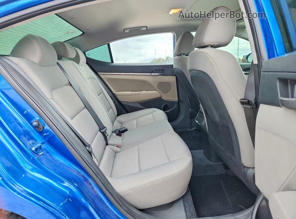 5NPD84LF8JH291658 2018 HYUNDAI ELANTRA Синий Вид задних сидений