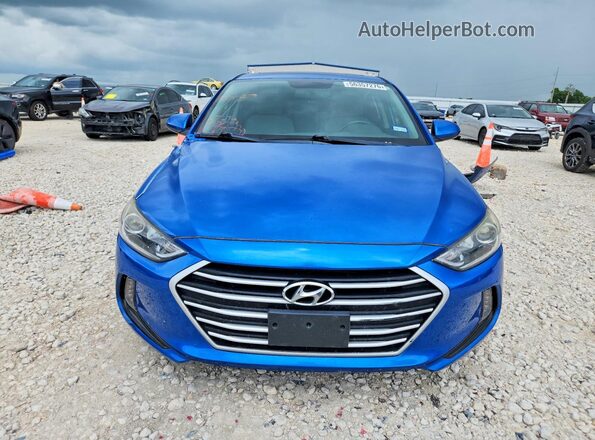 5NPD84LF8JH291658 2018 HYUNDAI ELANTRA Синий Вид спереди