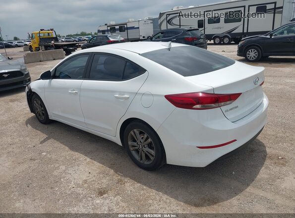 5NPD84LF8JH294334 2018 HYUNDAI ELANTRA White Trasero izquierdo
