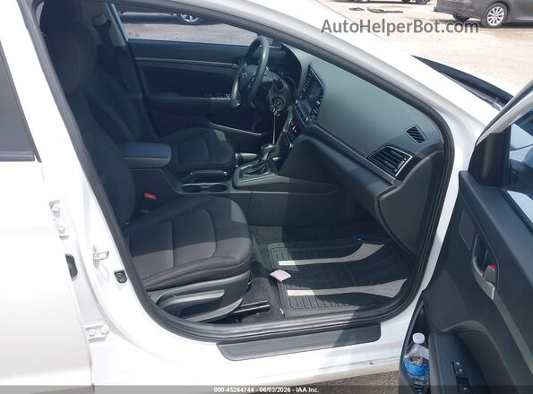 5NPD84LF8JH294334 2018 HYUNDAI ELANTRA White Vista interior delantera