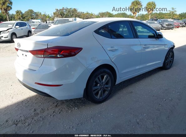 5NPD84LF8JH308555 2018 HYUNDAI ELANTRA White Tył prawy
