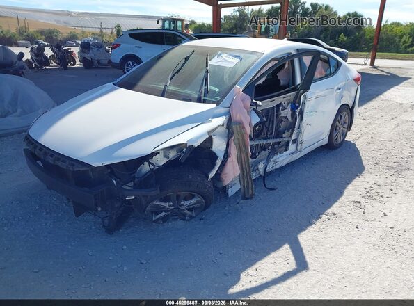 5NPD84LF8JH308555 2018 HYUNDAI ELANTRA White Przód lewy