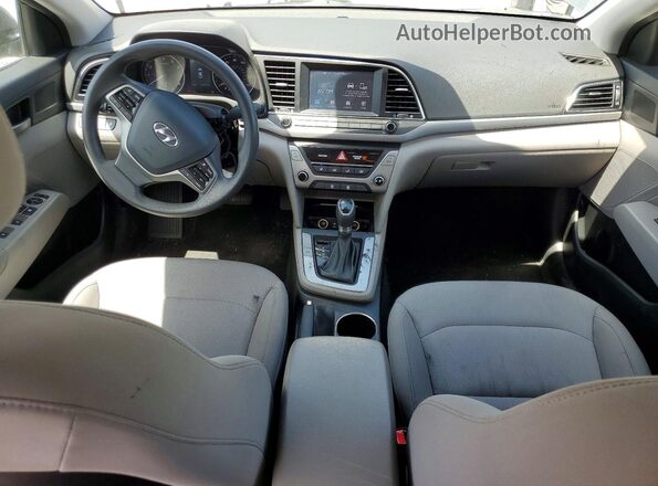 5NPD84LF8JH324917 2018 HYUNDAI ELANTRA Silver Widok deski rozdzielczej
